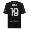 Oficiální Fotbalový Dres AC Milán Theo Hernandez 19 Čtvrtý 2023-24 Černá pro Muži